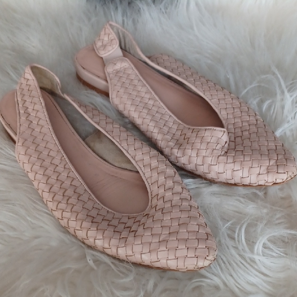 Everlane Woven  Leather Flats